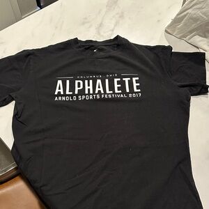 Alphalete Black Graphic Tee